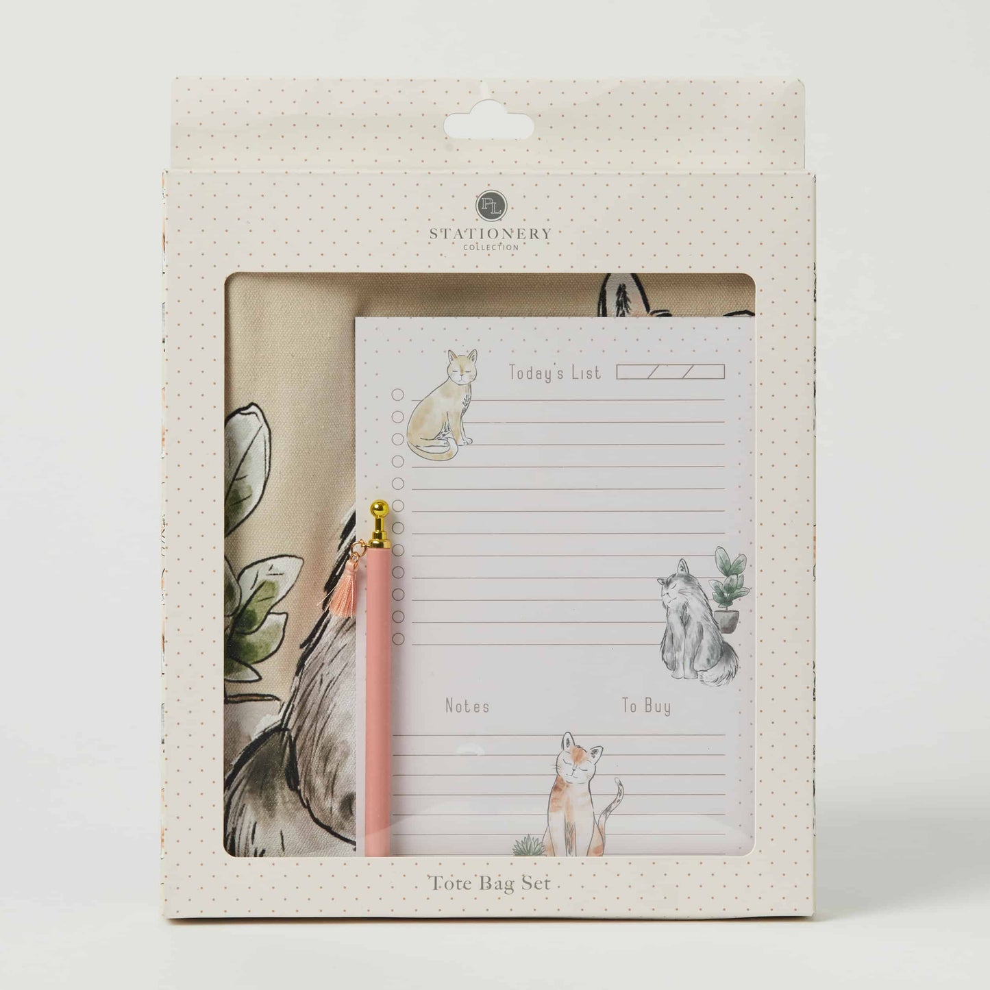 Purrfect Tote Bag Gift Set