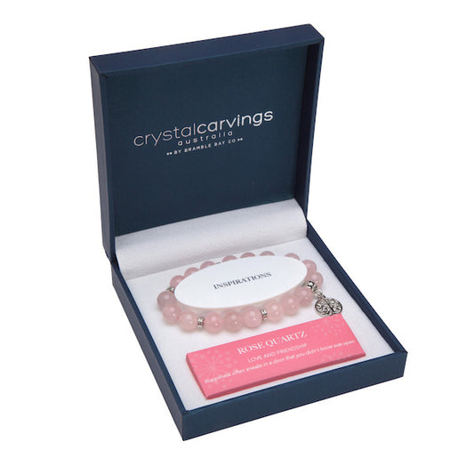 Tree of Life Bracelet - Rose Quartz