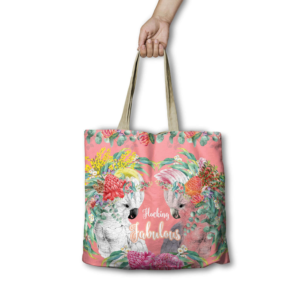 Reusable Shopping Bag - Flocking Fabulous