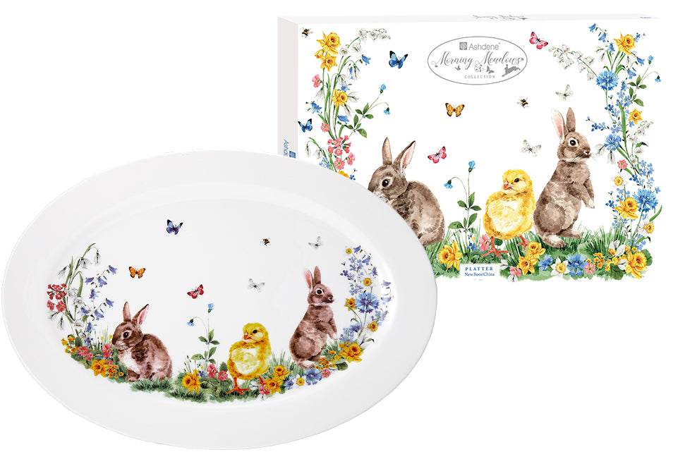 Morning Meadows Oval Platter