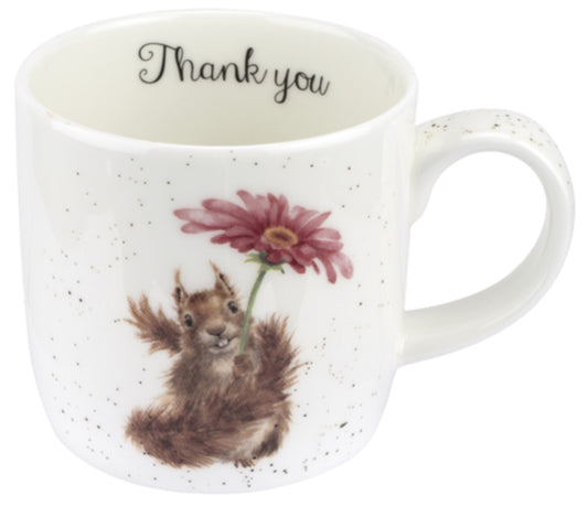 Wrendale Designs - ‘Thank You’ Mug (Squirrel)