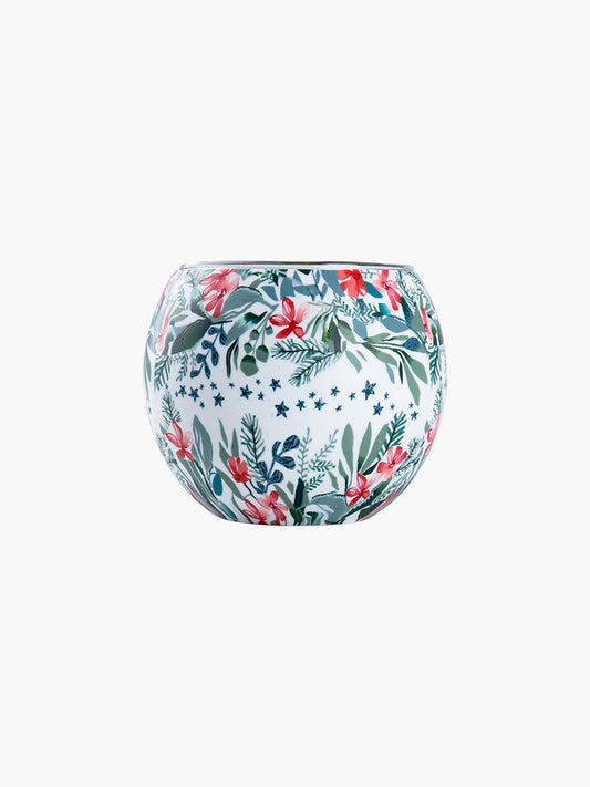 Christmas Garlands Tealight Candle Holder