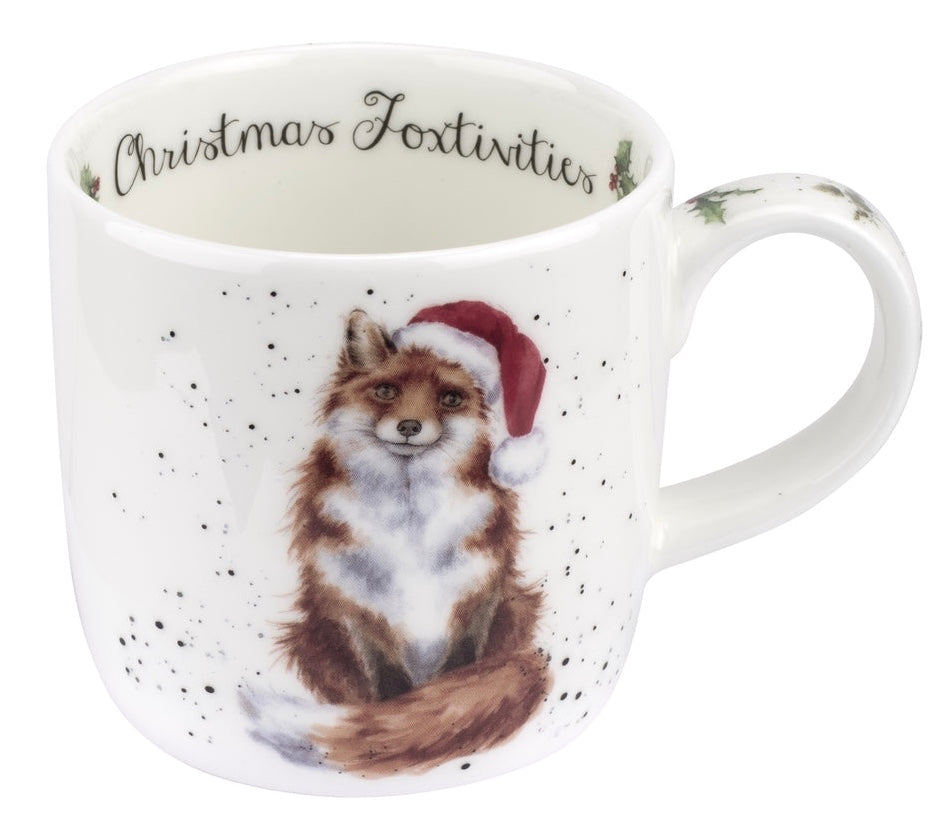 Wrendale Designs - Christmas Mug ‘Christmas Foxtivities’ (Fox)