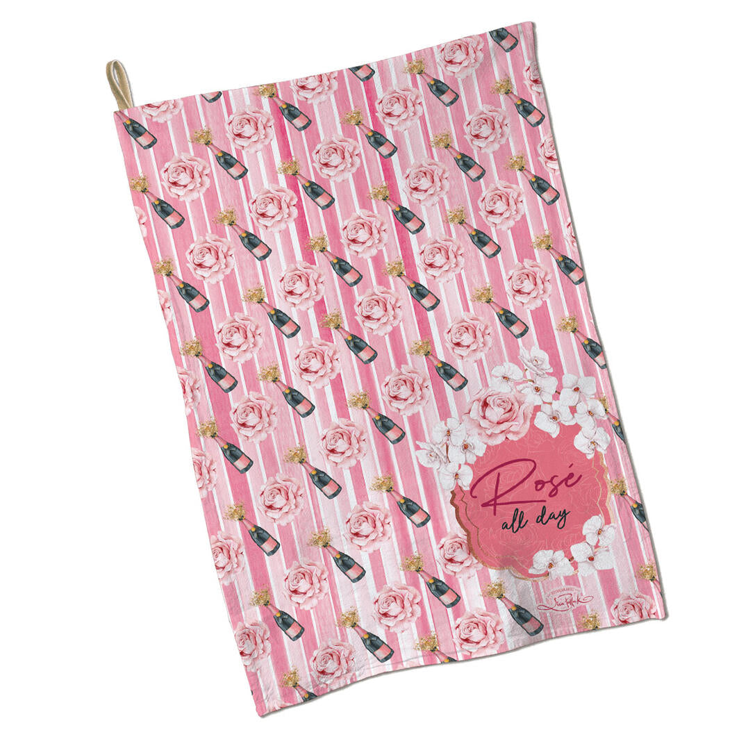 Cotton Tea Towel - Rose All Day