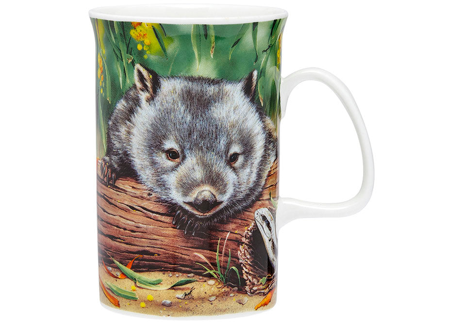 Fauna of Aus - Wombat & Lizard Mug