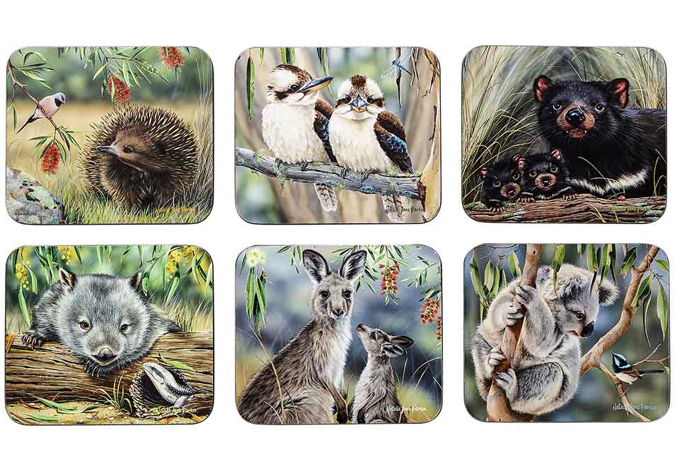 Fauna of Aus - Coaster 6PK
