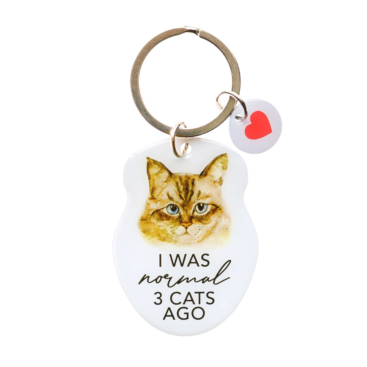 Pet Keyring - Normal 3 Cats Ago