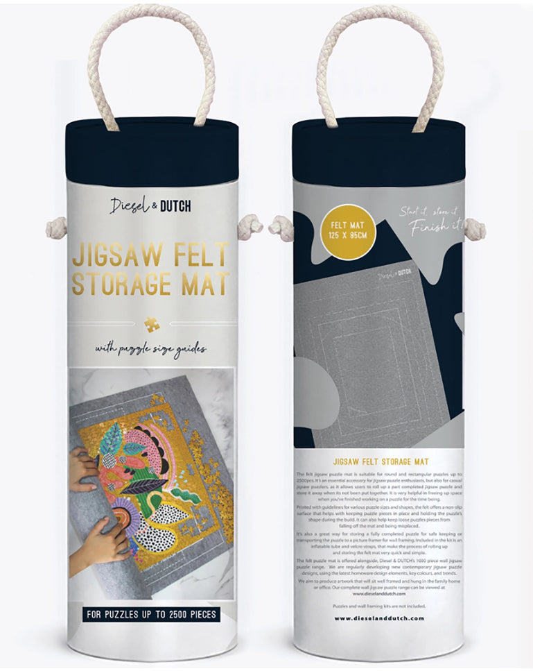 Jigsaw Felt Roll Up Storage Mat