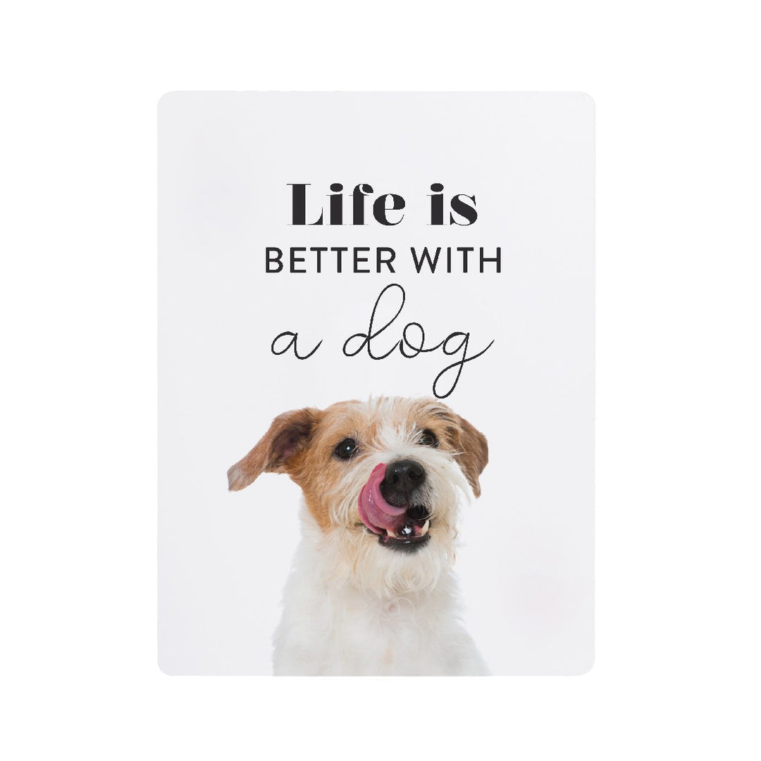 Playful Pets Life Ceramic Magnet