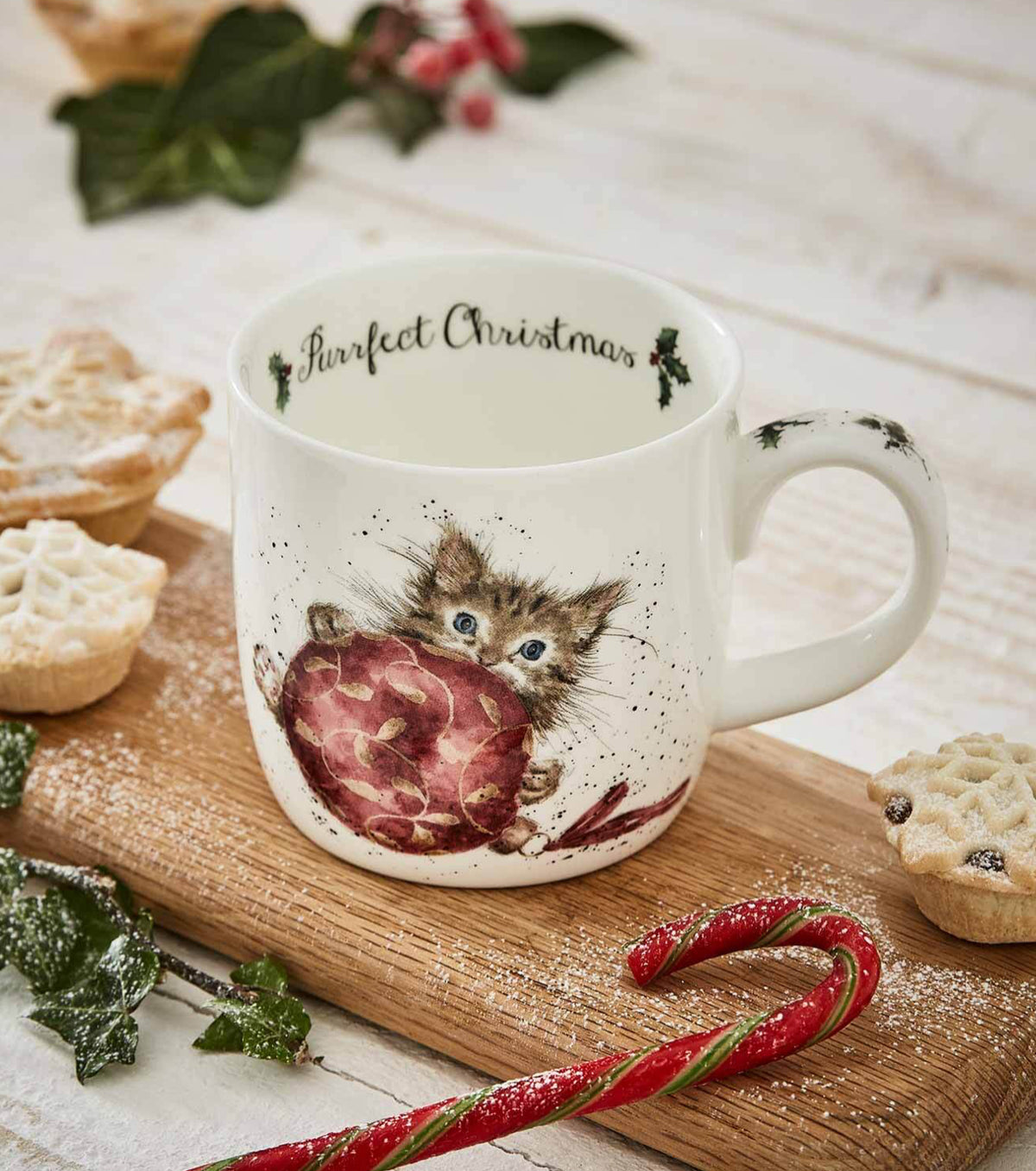 Wrendale Designs - Christmas Mug 'Purrfect Christmas’ (Kitten)