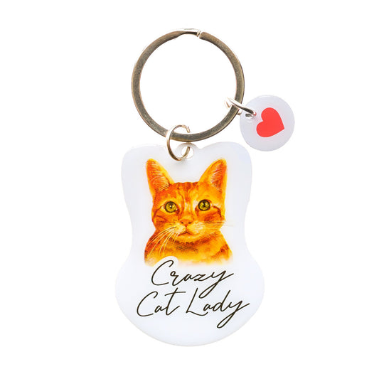 Pet Keyring - Crazy Cat Lady