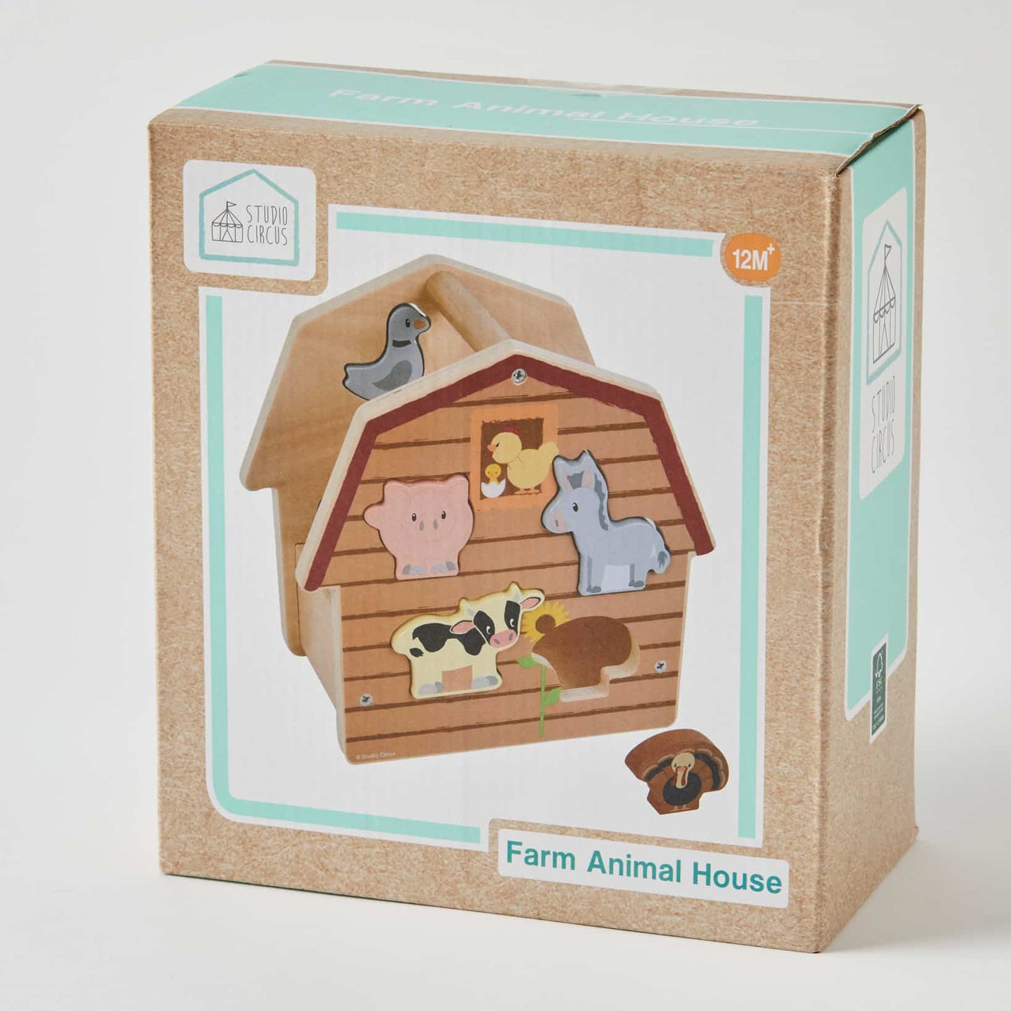 Wooden Animal Farm House