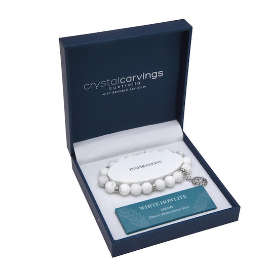 Tree of Life Bracelet - White Howlite