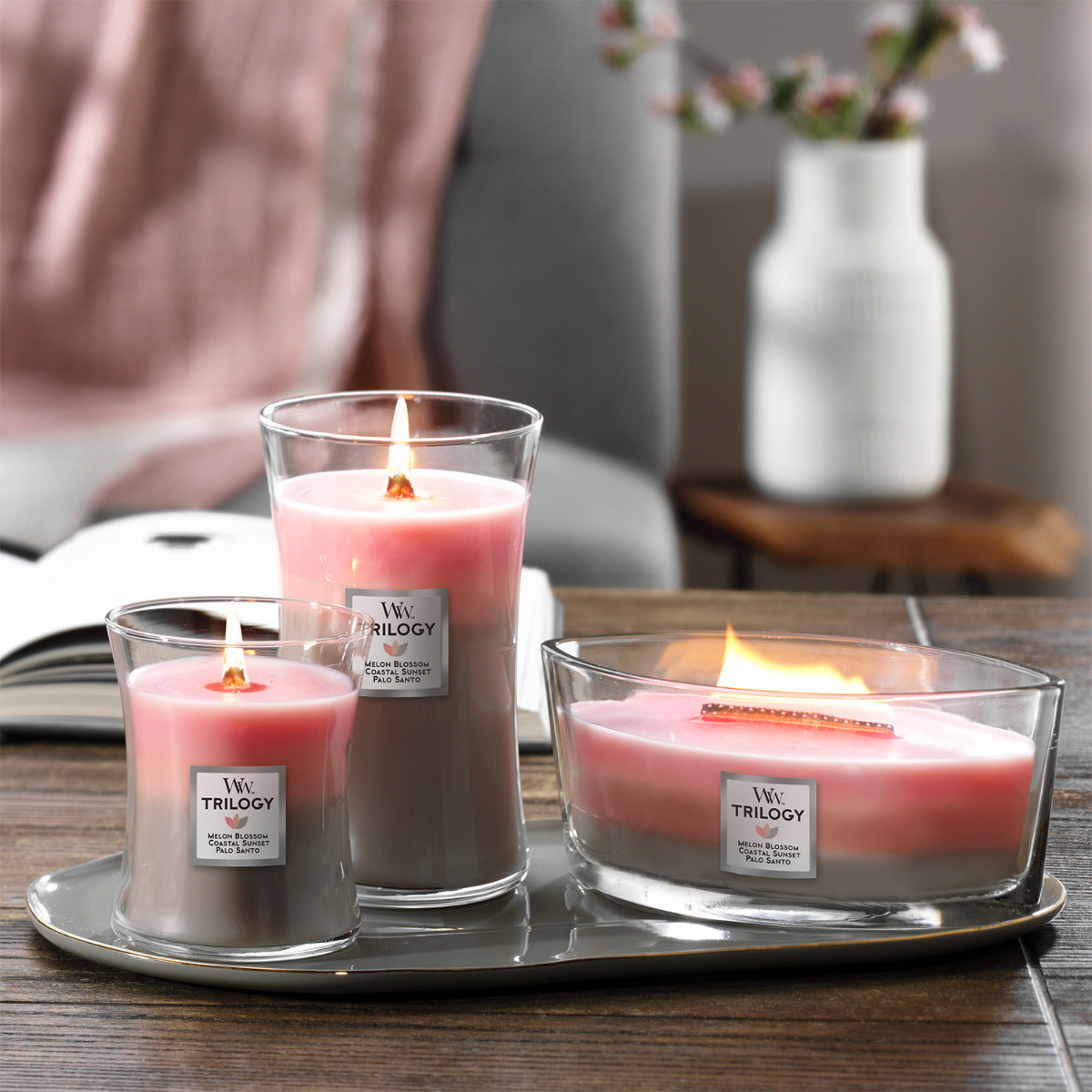 WoodWick Medium Trilogy Candle - Shoreline