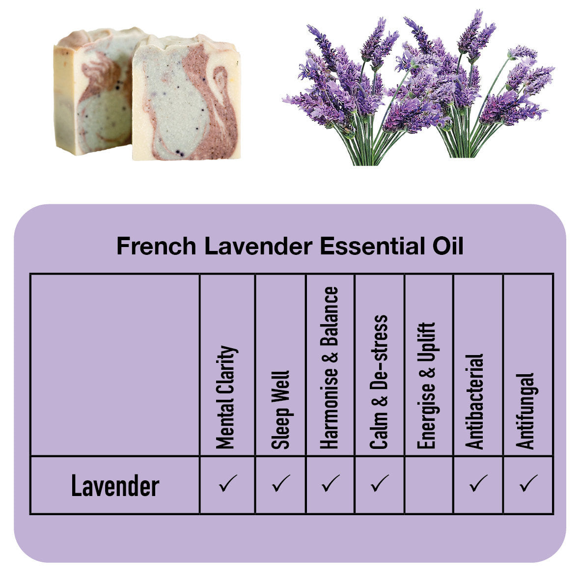 Sapon - French Lavender Bath Bomb & S/2 Goats Milk Soap Gift Box