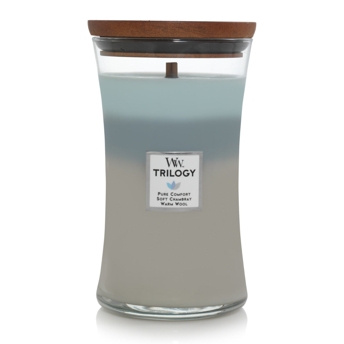 WoodWick Large Trilogy Candle - Woven Comforts