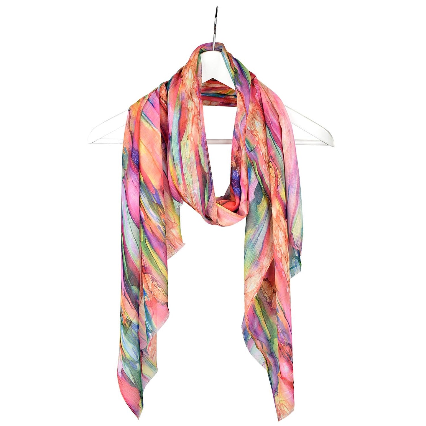 Rose Royal TieDye Scarf