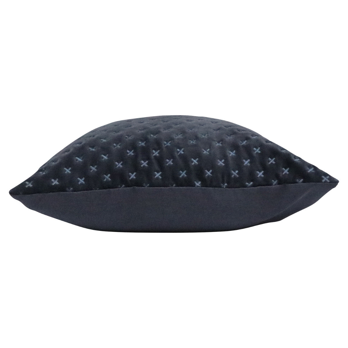 Botanica Navy Velvet Stitched Cushion