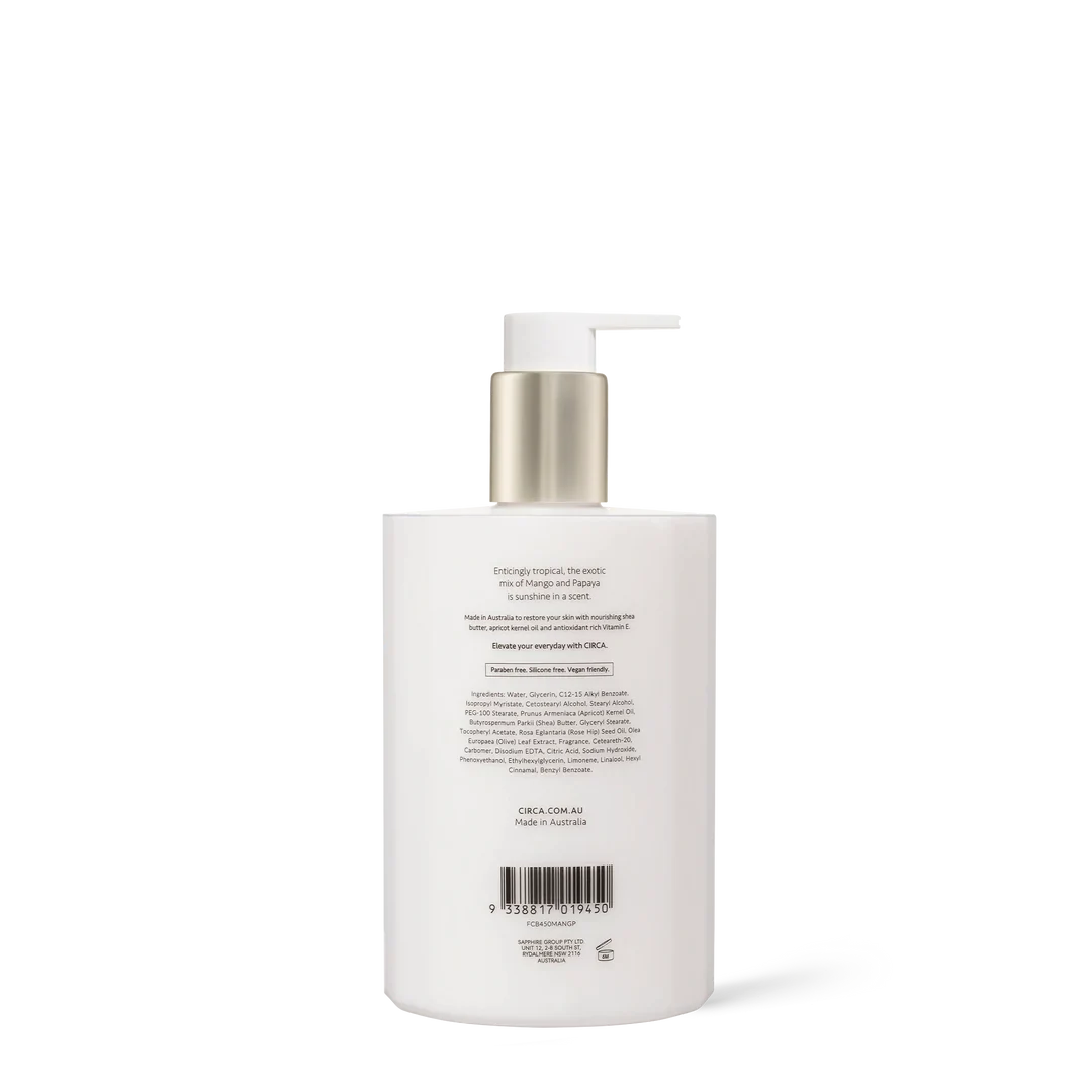 CIRCA Hand Lotion 450mL - Mango & Papaya