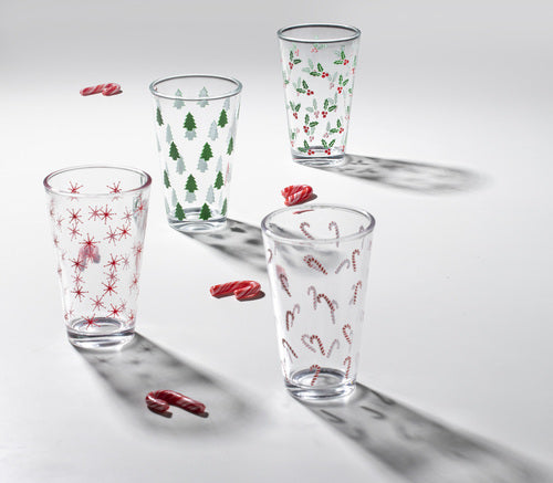 Jingle Highball Tumblers 4PK