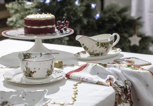 Spirit of Christmas - Footed Cake Stand & Server Set