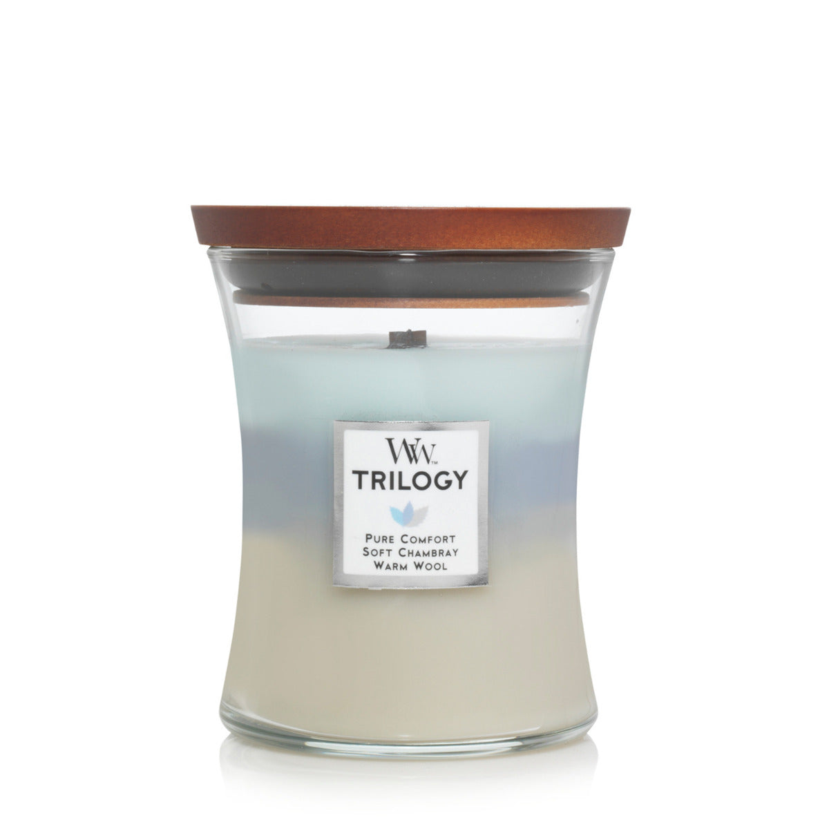 WoodWick Medium Trilogy Candle - Woven Comforts