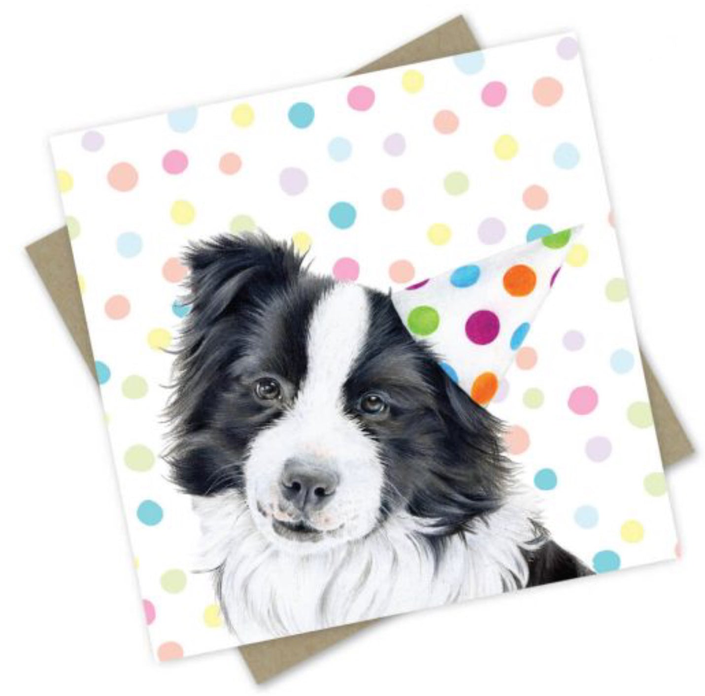 Card - Birthday Dogs & Cats: “Bennie” the Border Collie