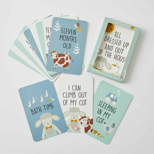 Farm Fun Baby Milestone Cards