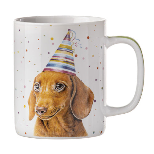 Party Animals Mug - Daisy the Dachshund