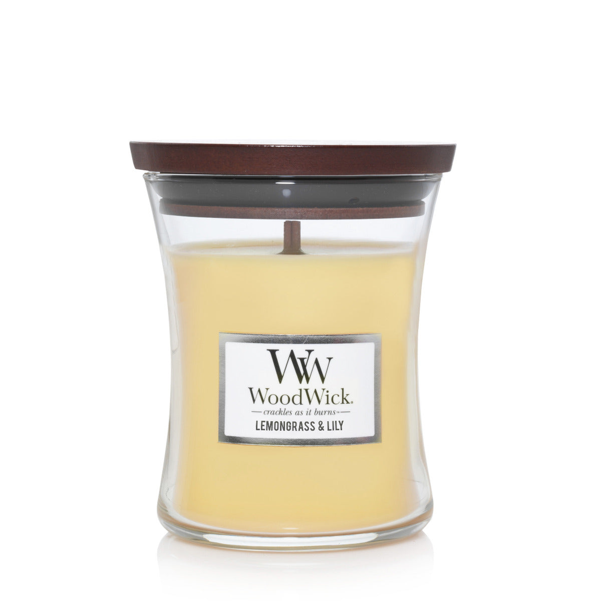 WoodWick Medium Candle - Lemongrass & Lily