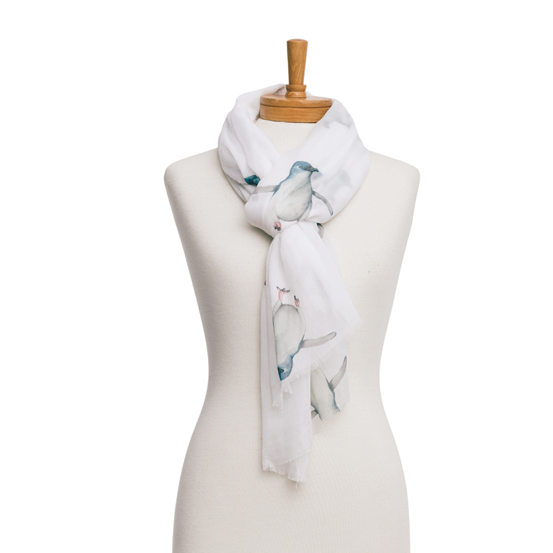 White Penguin Scarf