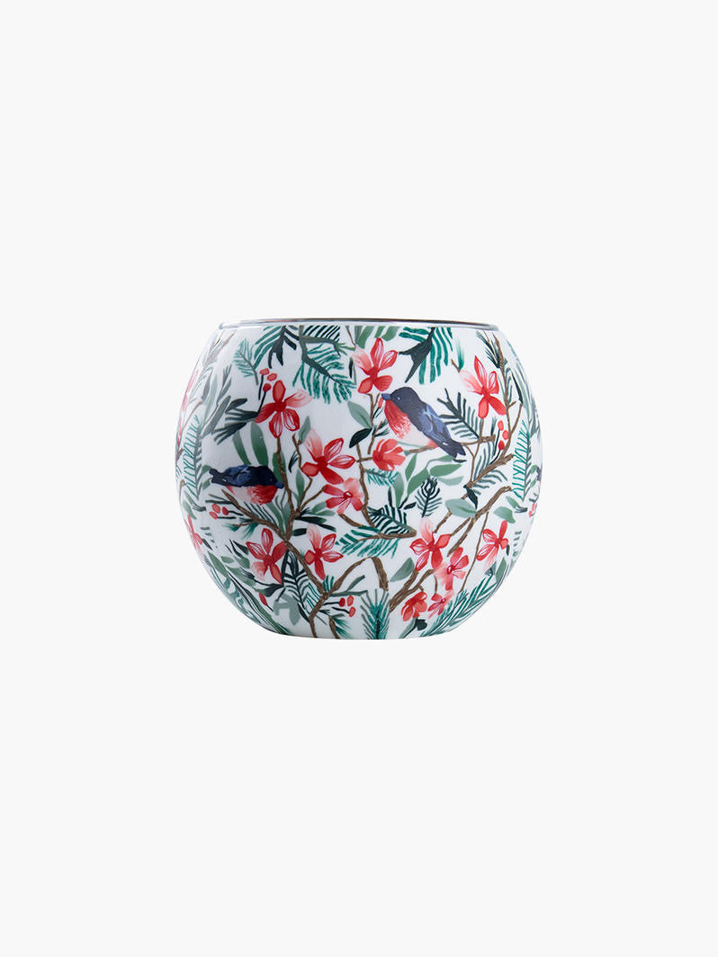 Mistletoe Bird Tealight Candle Holder