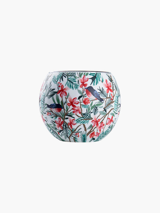 Mistletoe Bird Tealight Candle Holder