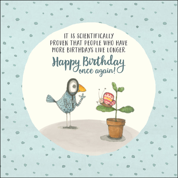 Twigseeds Card - Birthday Live Longer