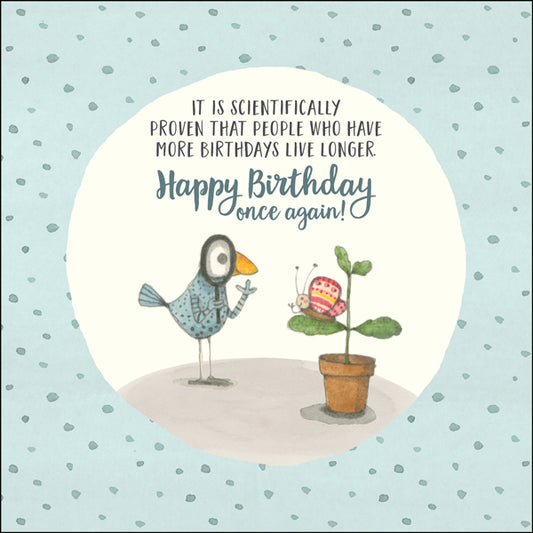 Twigseeds Card - Birthday Live Longer