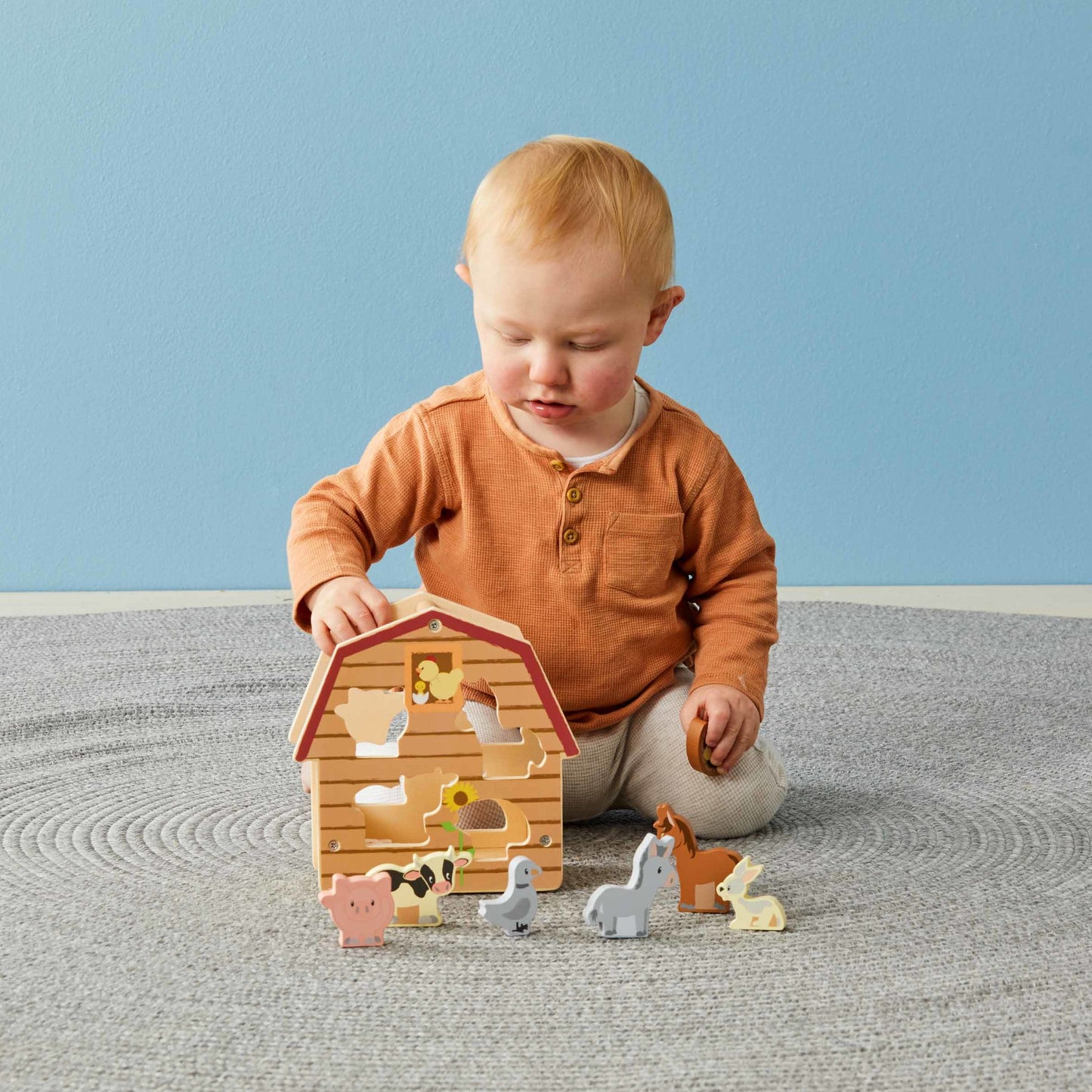 Wooden Animal Farm House