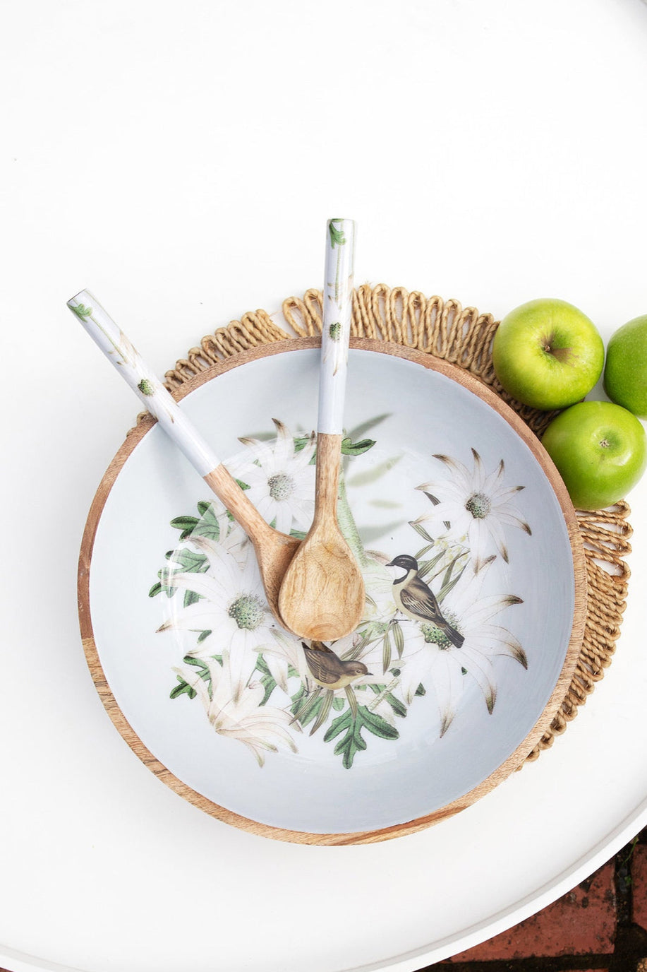 Flannel Flowers Salad Servers
