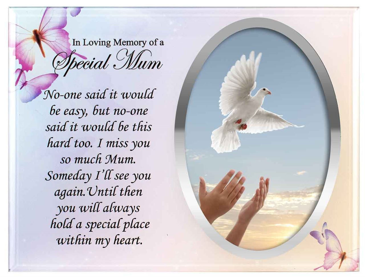 Special Mum Remembrance Photo Frame