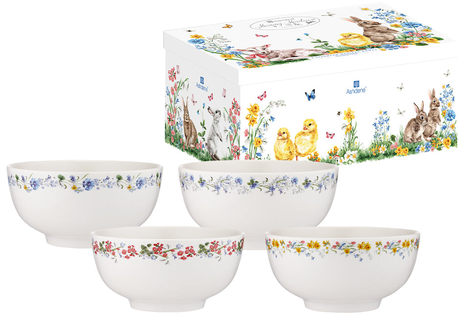 Morning Meadows Dessert Bowl Set Of 4