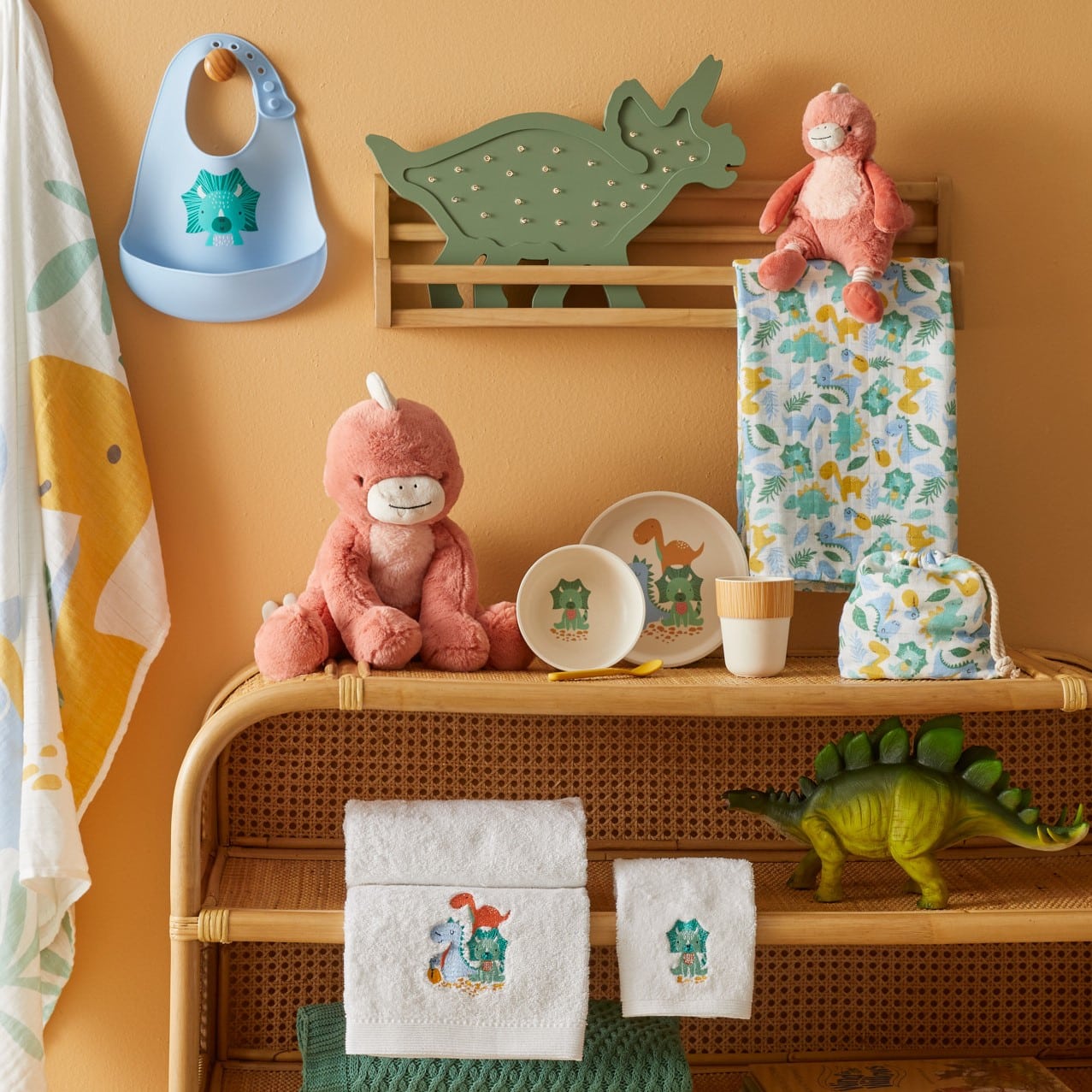 Theo Dinosaur Comforter