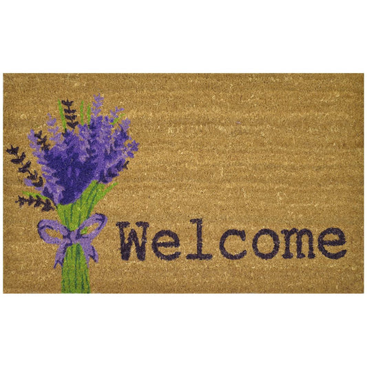 Welcome - Lavender Doormat