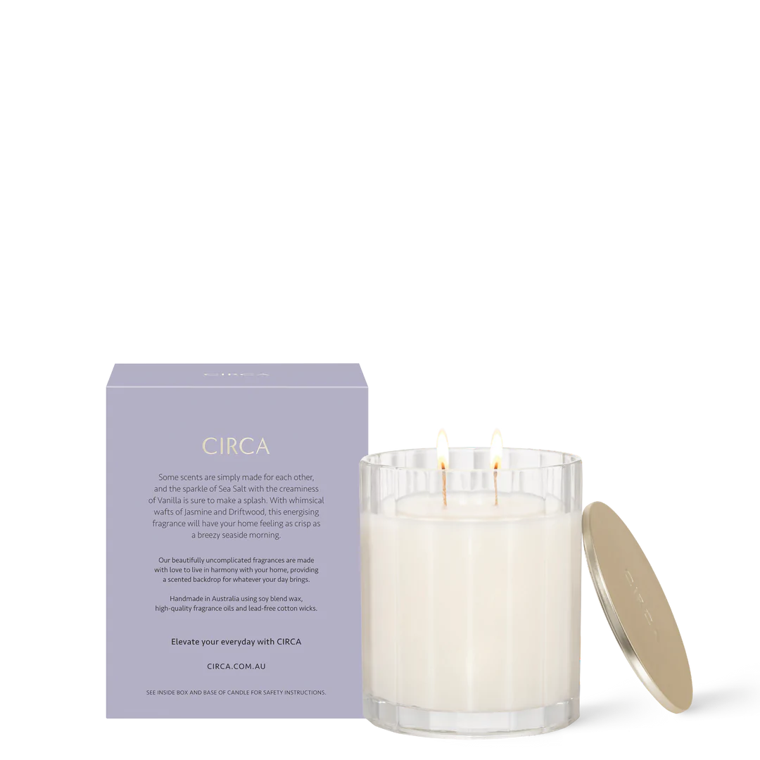 CIRCA Soy Candle 350g - Sea Salt & Vanilla