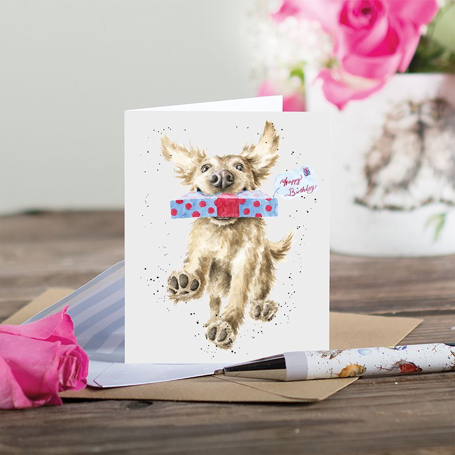Wrendale Designs Mini Gift Card - Special Delivery (Dog)