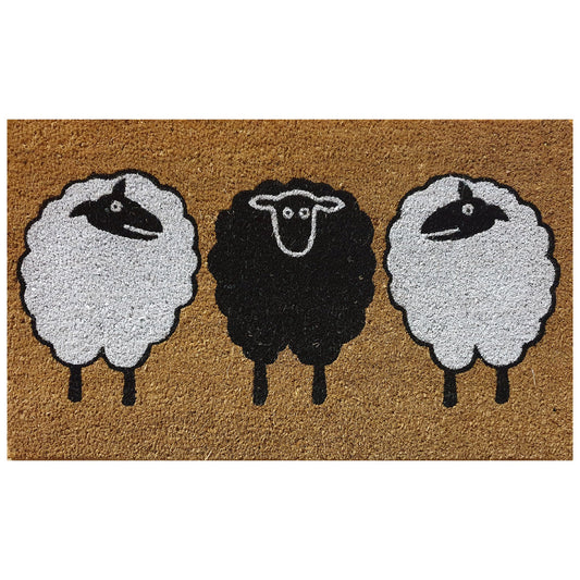 Three Sheep Doormat
