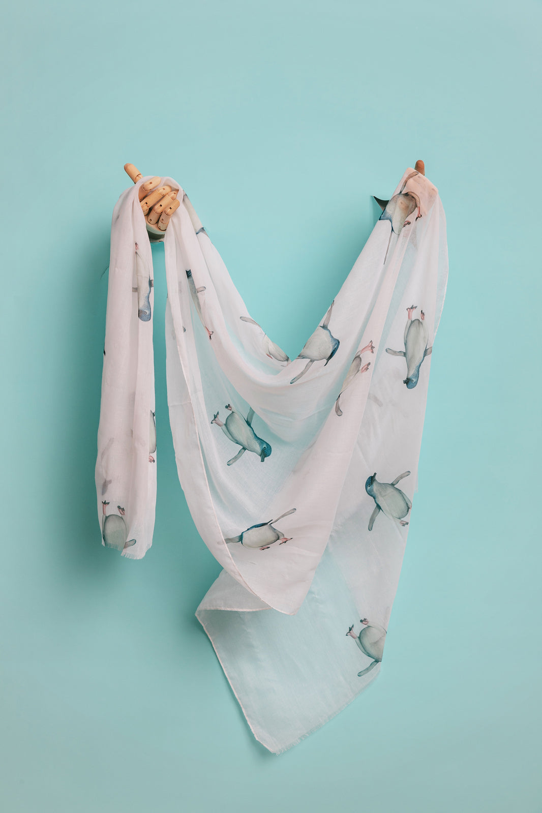 White Penguin Scarf