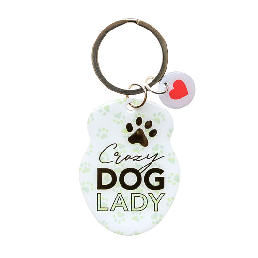 Pet Keyring - Crazy Dog Lady
