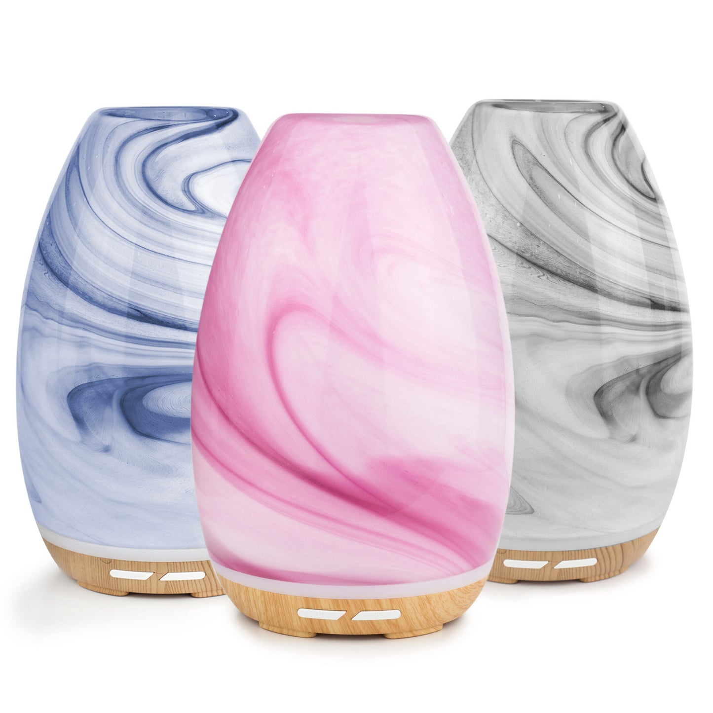 Aroma-Swirl Aromatherapy Diffuser - Soft Pink