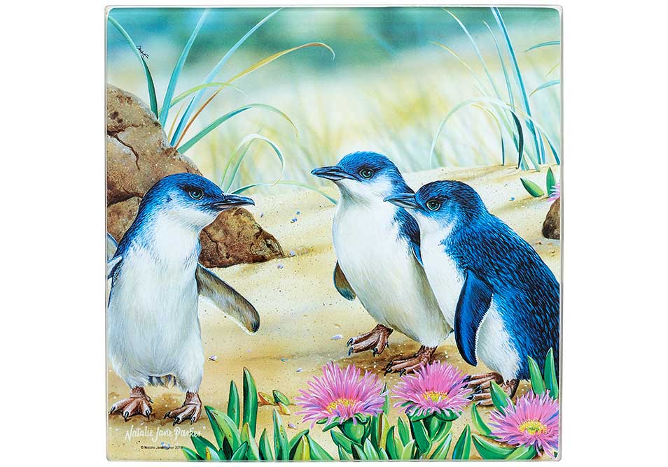Aus Bird & Flora - Penguin Glass Trivet